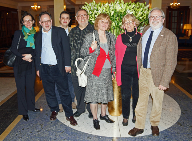 Mitglieder der ICMA-Jury in Bad Ragaz.V.l.n.r. Isabel Roth, Martin Hoffmeister, Nicola Catto, Remy Franck, Nicole Franck, Christina Sunen, Luis Sunen 