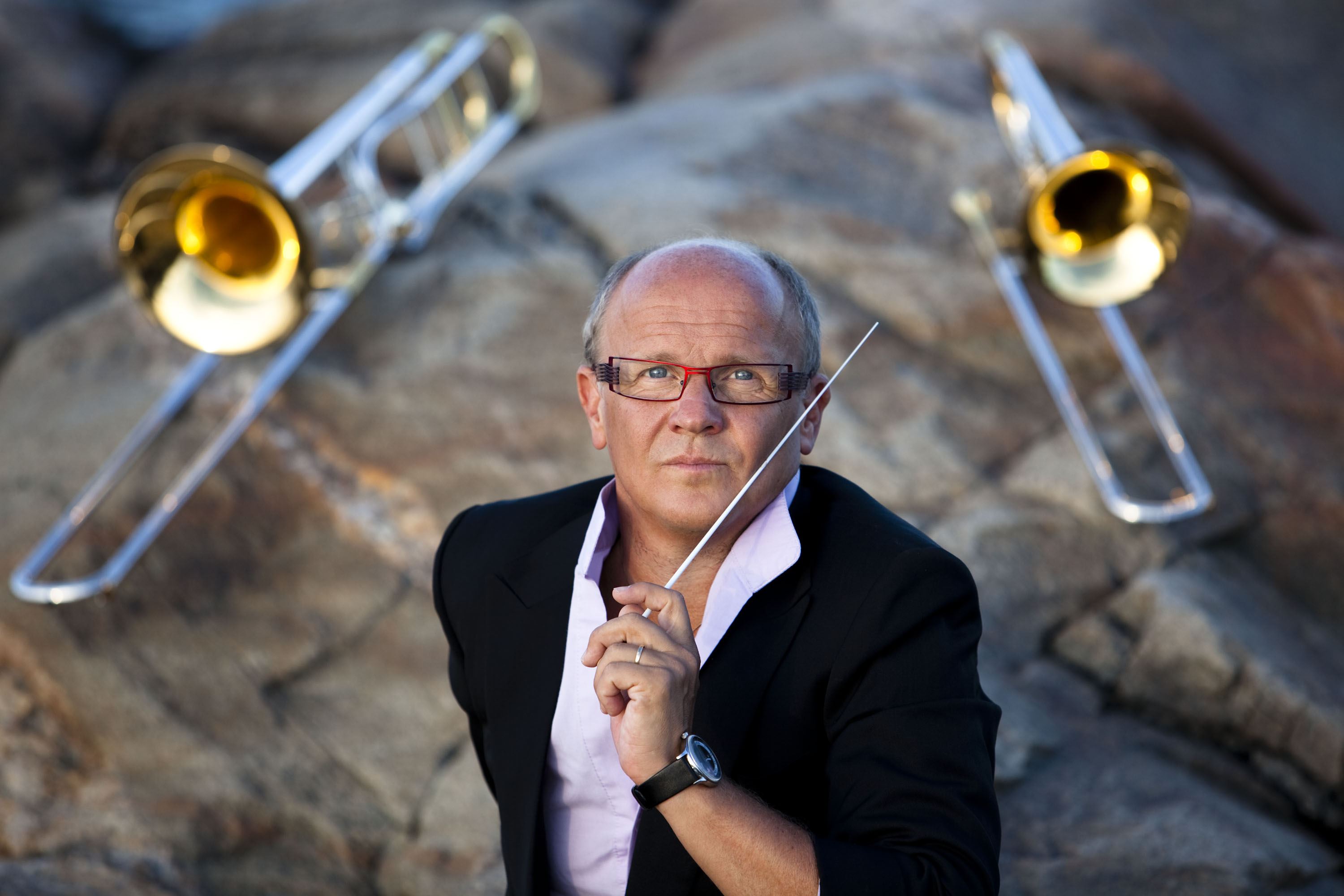 Christian Lindberg, trombone player, composer, and conductor