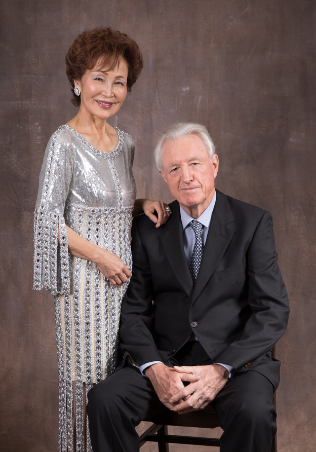 Klaus Heymann mit seiner Frau Takako Nishizaki (c) Emily Chu